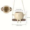 Hanging Smiley Face Planter Pot