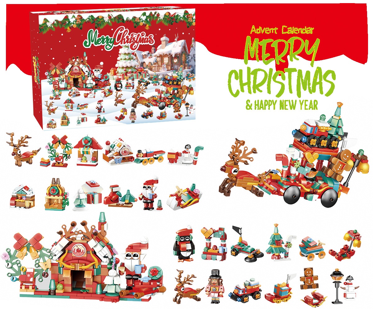 🔥2024 Christmas New Early Sale 59% Off🌲Christmas Building Blocks Ornaments
