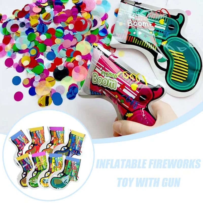 (🔥HOT SALE-ENJOY PARTY TIME🔥) - 🎇Automatic Inflatable Toy Fireworks Cannon🎁