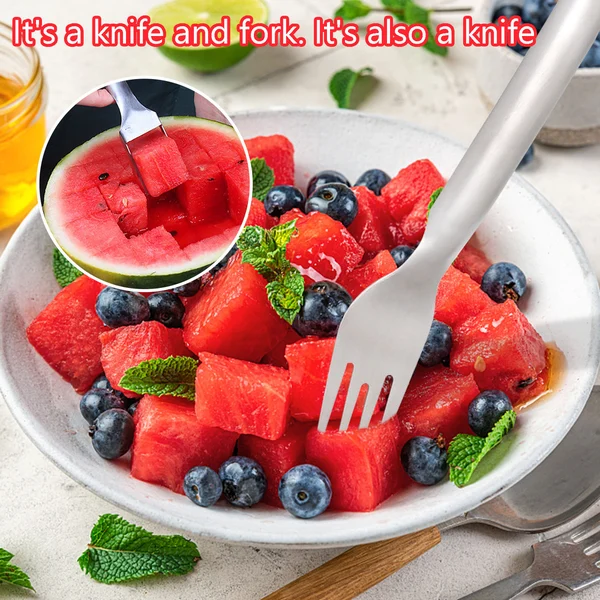 (❤️🎁 Hot Sale🎁-49% OFF❤️)2-in-1 Stainless Steel Fruit Cutter