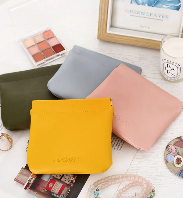 (🌲Early Christmas Sale- SAVE 48% OFF)Pocket Cosmetic Leather Bags