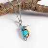 🔥Last Day 75% OFF🎁Nature Style Turquoise Bird Necklace
