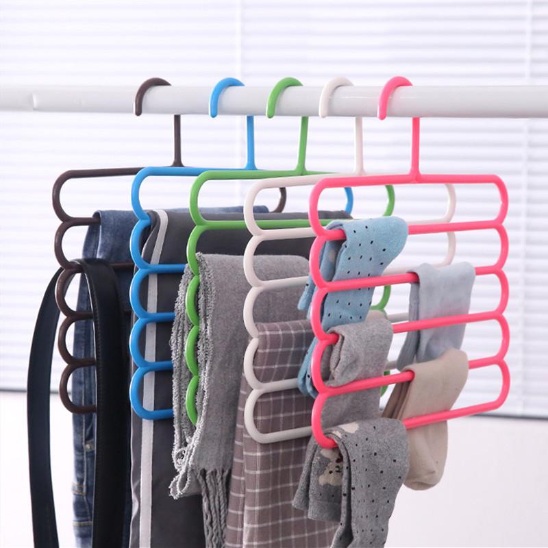 (🔥Hot Sale NOW- SAVE 48% OFF) Multi-Functional Pants Hangers-BUY 5 GET 2 FREE&FREE SHIPPING