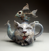 🔥Last Day Promotion 70% OFF🔥HANDMADE ART CAT TEAPOT-BUY 2 FREE SHIPPING