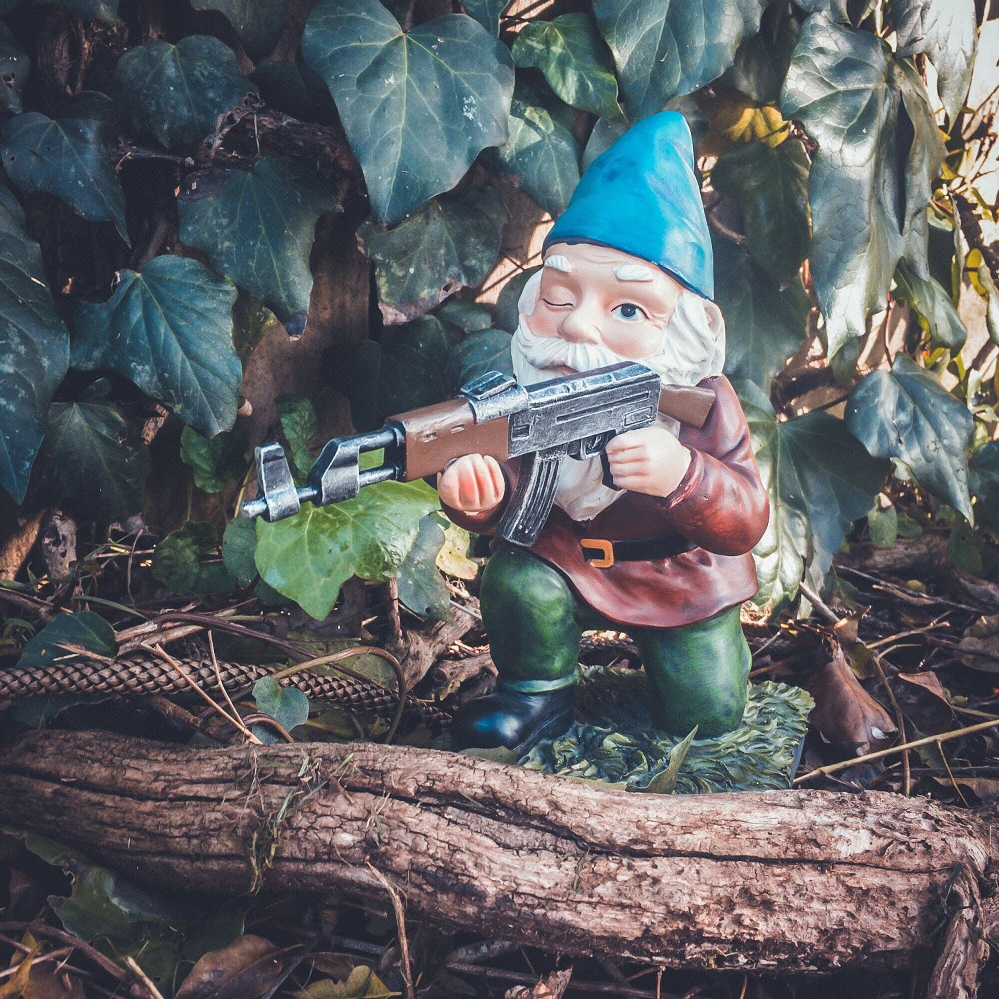 🔥Funny Army Garden Gnome Statue