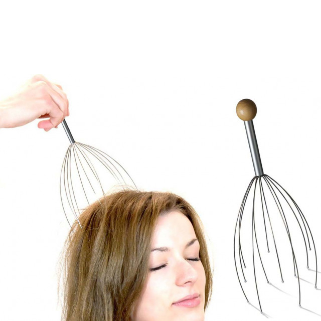 (Early Halloween Sale- Save 50% OFF) Hand Held Scalp Massager- Relax body and soul with The Head Massager!