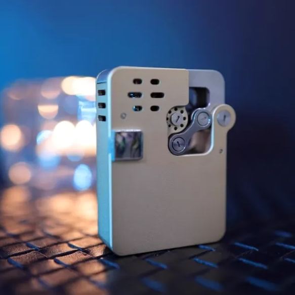 creative mechanical skeleton ejector lighter