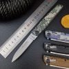 Outdoor high hardness wilderness survival hiking portable folding knife
