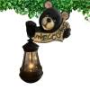 🔥This Week's Special Offer 49% OFF - 🎁Black Bear Statue with Solar light