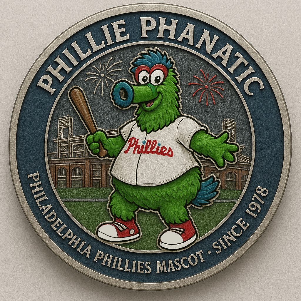 🟢Phillie Phanatic Commemorative Coin – Fan‑Made Tribute