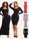 BUILT-IN SHAPEWEAR MODAL SOFT LOUNGE DRESSES (BUY 2 FREE SHIPPING)