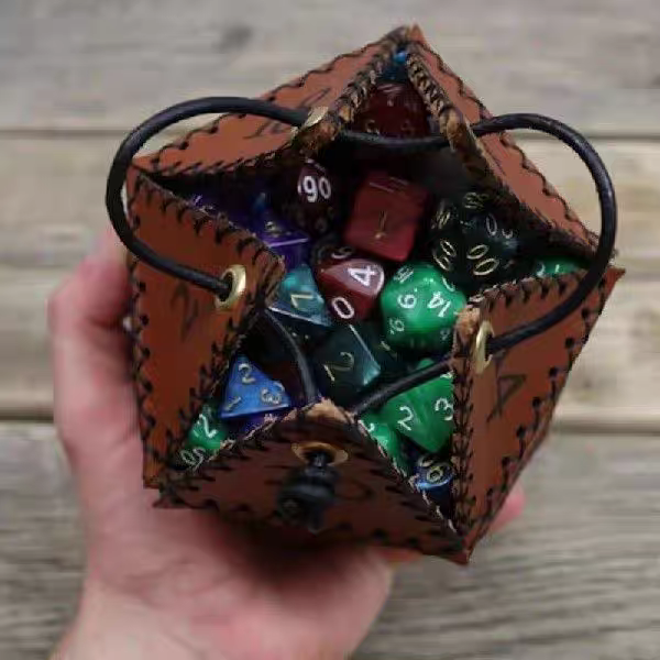 🎃Halloween Sale 49% OFF🔥 🎲Leather D20 dice bag🎁