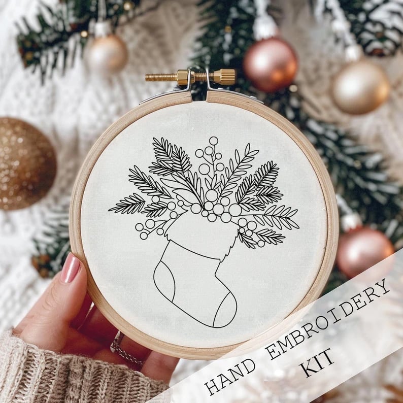 🎅(Christmas Pre-Sale Promotion 49% OFF) Christmas Embroidery KIT