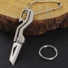 Mini Outdoor Foldable Titanium Knife Keychain