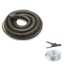 💥 Carnival promotion! 🔥Large realistic rubber snake（Snake + clip + 100M wire）