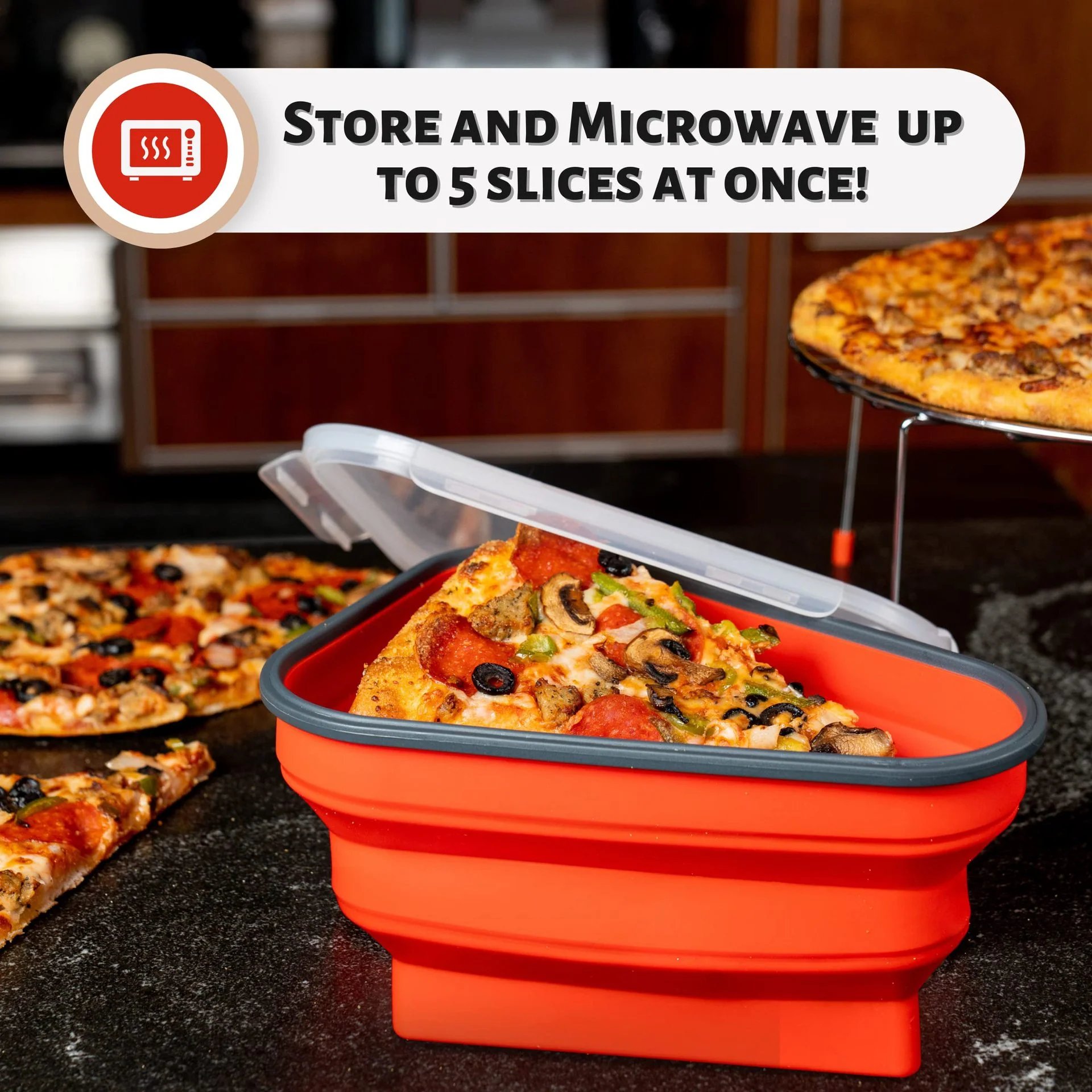 (🔥Last Day Promotion- SAVE 48% OFF)Collapsible Container For Pizza