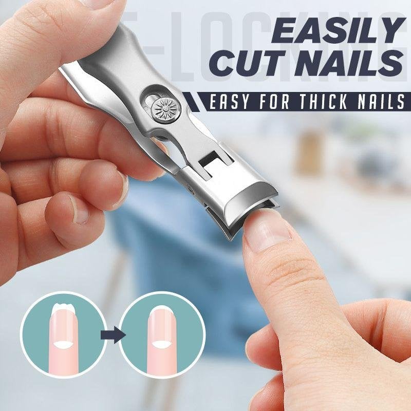 (⚡⚡Last Day Promotion - 50% OFF)Ultra Sharp Stainless Steel Nail Clippers For Thick Nails(With Leather Case)-BUY 2 GET EXTRA 10% OFF