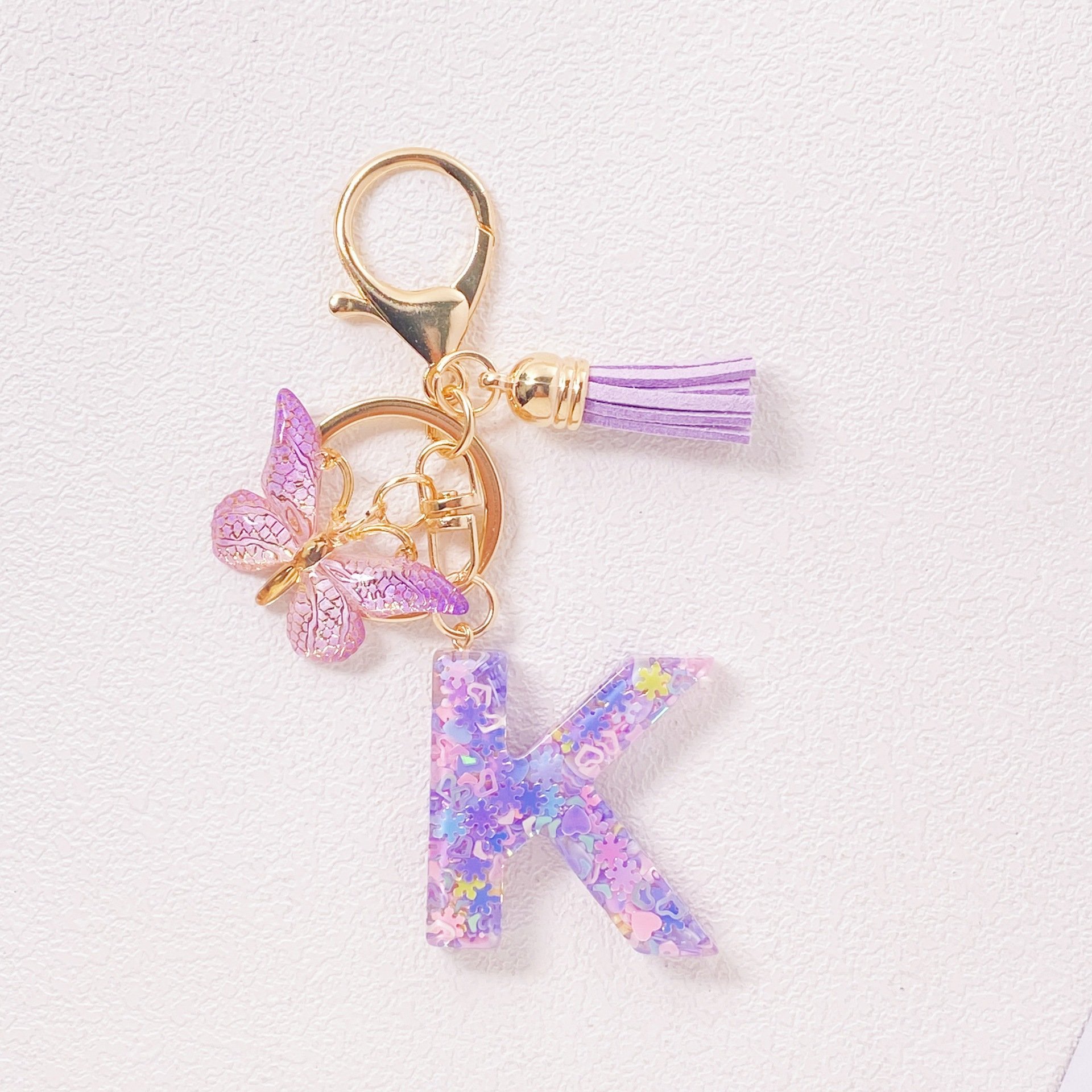 🎁TikTok Last Day Sale - 70% OFF🔥Initial Letter Keychains🦋