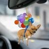 🎄Christmas Sale 50% Off-Dog Car Charm with Balloons🐶🎈