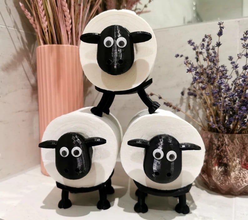 💥LAST DAY 49% OFF💥Sheep Toilet Roll Holder-Buy 2 Get 1 Free