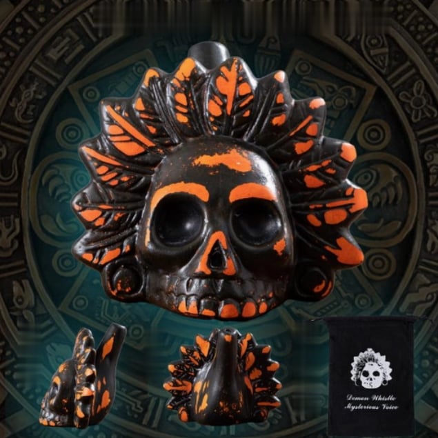 🔥Last Day Promotion 48% OFF-🎁-💀Halloween Hot Sale🔥—😈Aztec Ghost Whistle