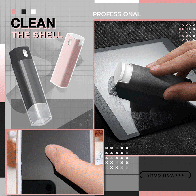 (🎁Mother's Day Sale - BUY 3 GET 1 FREE) 3 in 1 Fingerprint-proof Screen Cleaner