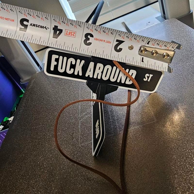 🔥Last Day 49% OFF-F*ck Around and Find Out Street Sign Hanger