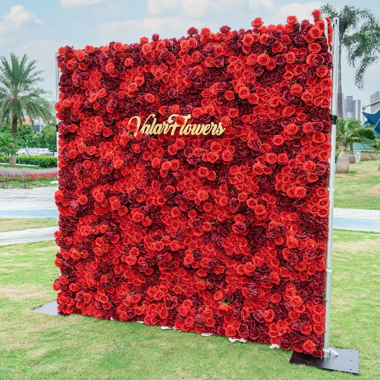 Last Day Promotion 70% OFF - 🌸Handmade 5D Roll-Up Fabric Flower Wall