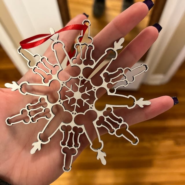 Funny Snowflake Ornament