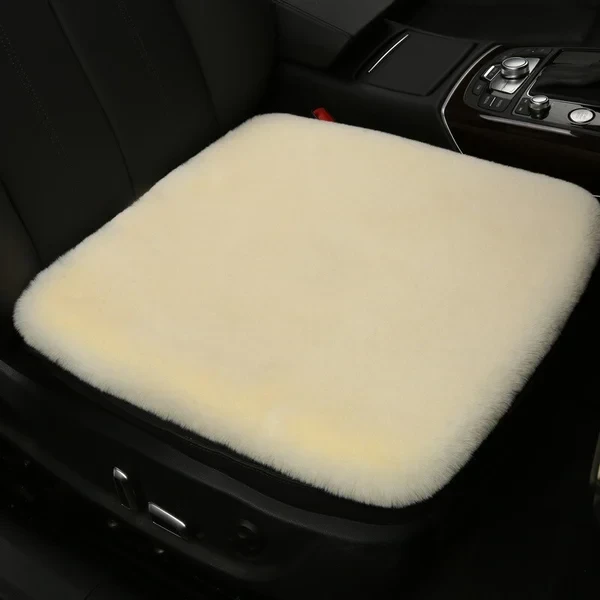 Plush Car Seat Cushion.