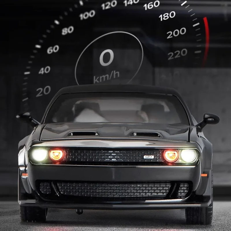 (🌲Early Christmas Sale- SAVE 50% OFF) 1:24 Dodge Challenger🎁BUY 2 FREE SHIPPING