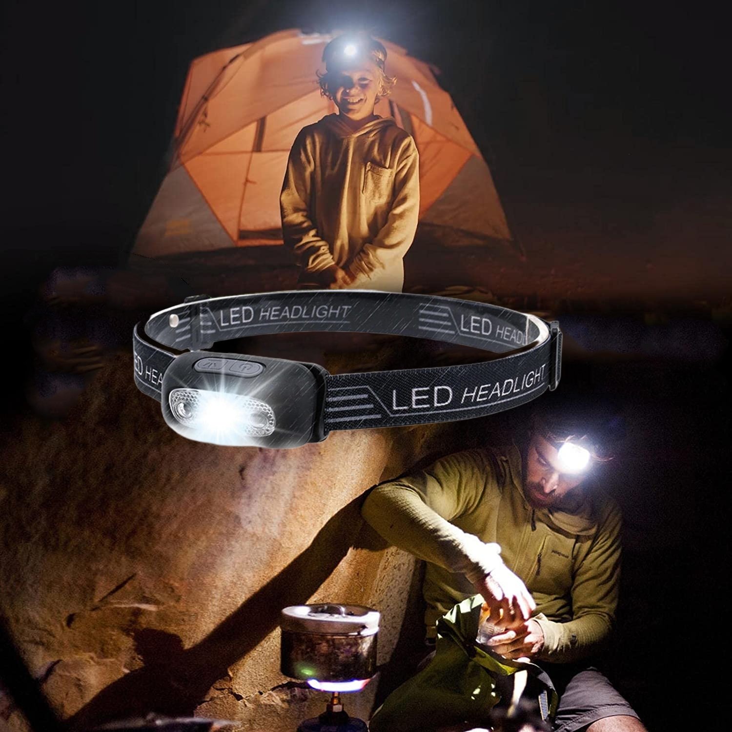 🔥(Last Day Promotion - 50% OFF) Super Bright Light Sensor Mini Led Headlamp-BUY 2 FREE SHIPPING