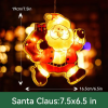 🎅 Early Christmas 50%OFF☃️Santa Claus Window Hanging Lights Christmas Decorative Atmosphere❄️