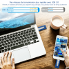 🔥Clé USB 4 en 1 16 à 256 Go Micro USB + 8 broches + USB 3.0 pour téléphone portable et ordinateur