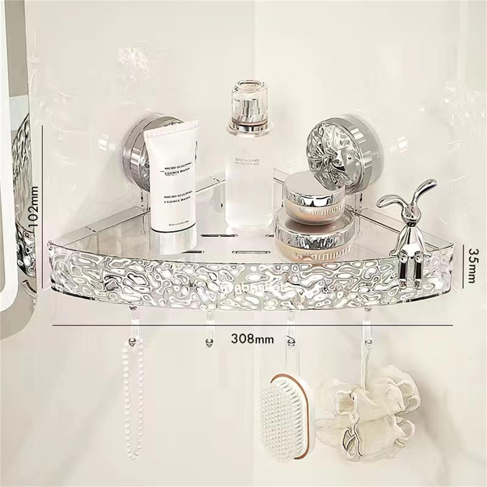 Last day Promotion 49% OFF - Light luxury style punch-free storage rack