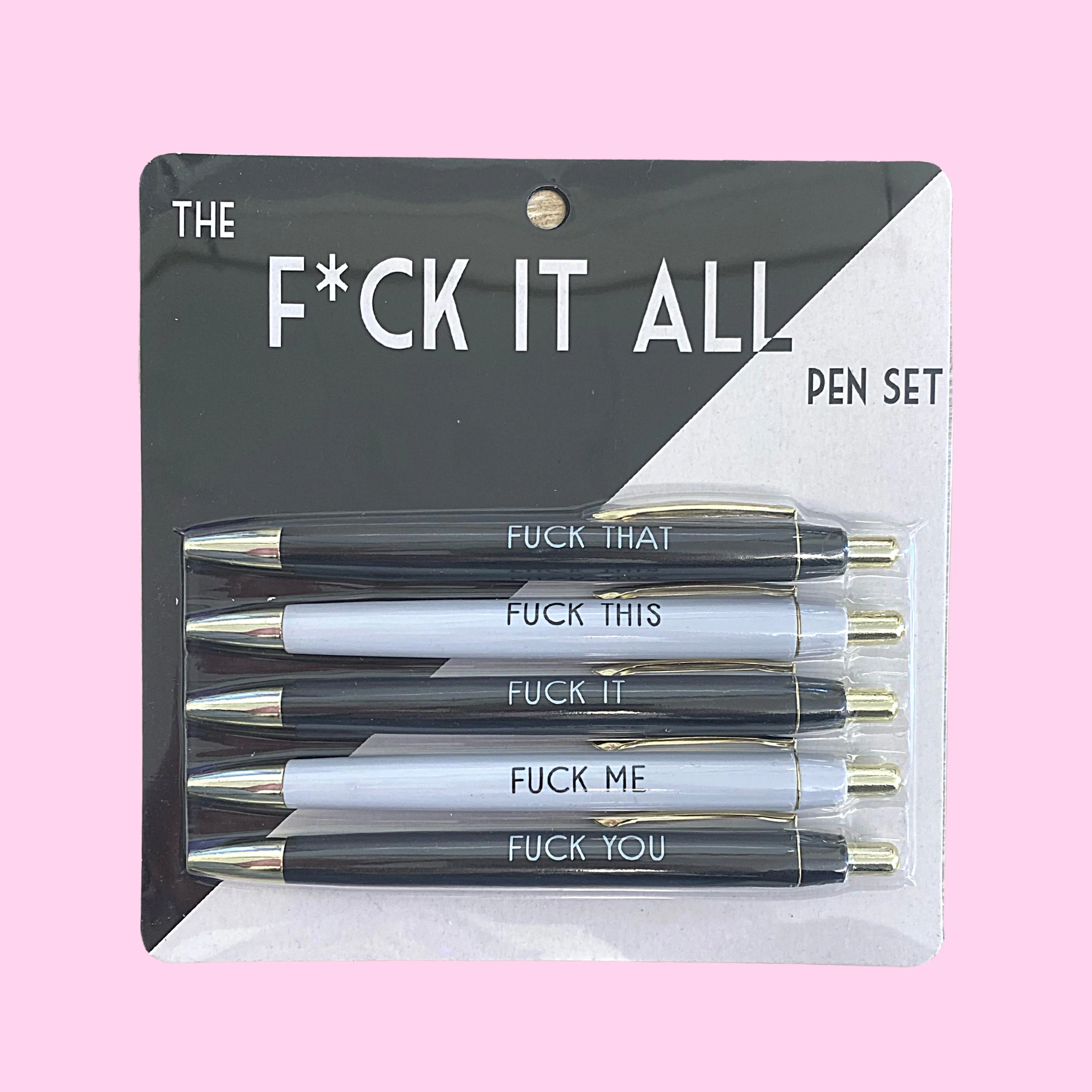 🔥In Demand🔥F*ck It All Pen Set