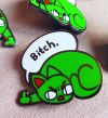 Funny Kitty Enamel Pin