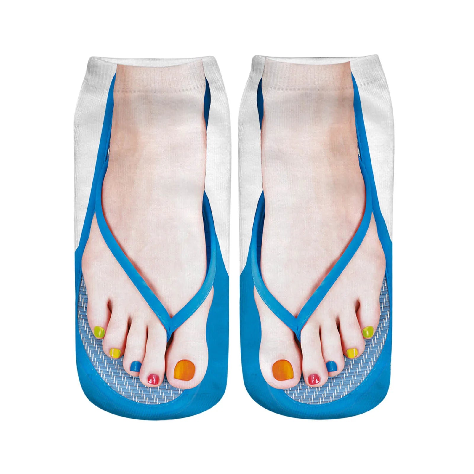 ⚡Clearance Sale SALE 70%🔥3D Flip Flops Fun Socks