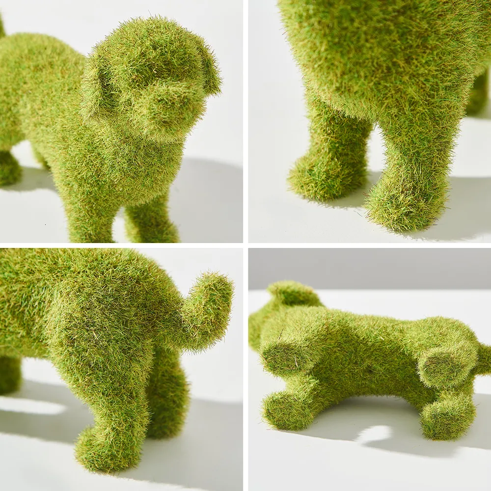 (🎄Early Christmas Sale 49% OFF) Cute Artificial Flocking Puppy Sculptures