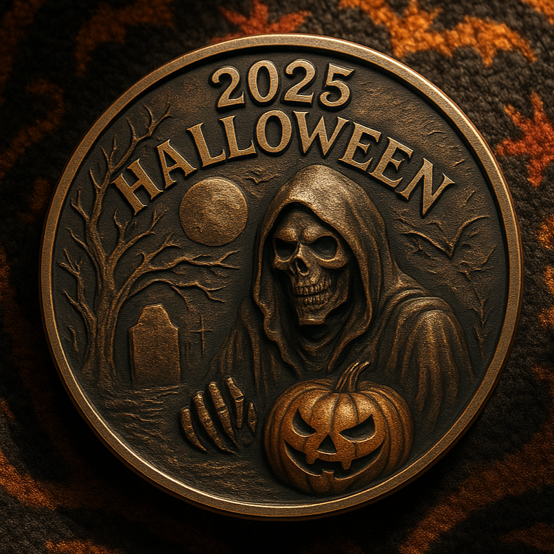 🏆Flash Sale 60% OFF - 🎃Halloween Reaper Coin – Reaper Lingers, Halloween Whispers