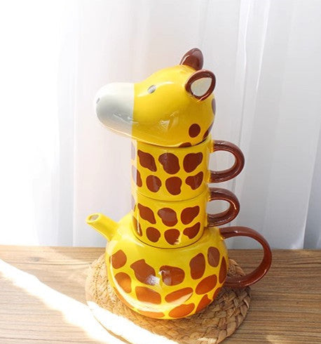 🔥Last Day Promotion 50% OFF🔥Lovely Giraffe Ceramic Kettle