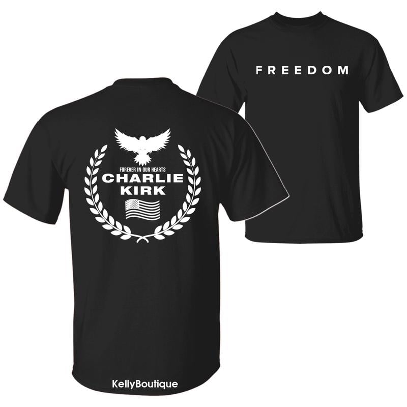 🙏60% OFF For Charlie's Fans - 🎗️🕊️Charlie Kirk Memorial T-shirt
