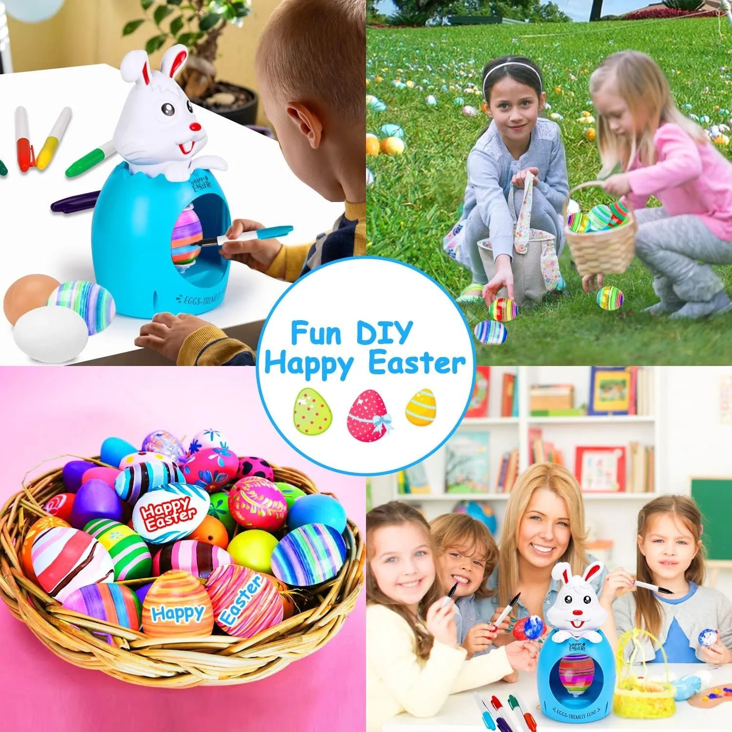 (🔥Easter Special - 70% OFF NOW)🐰Rabbit Easter Egg Decorating Kit-Buy 2 Free Shipping