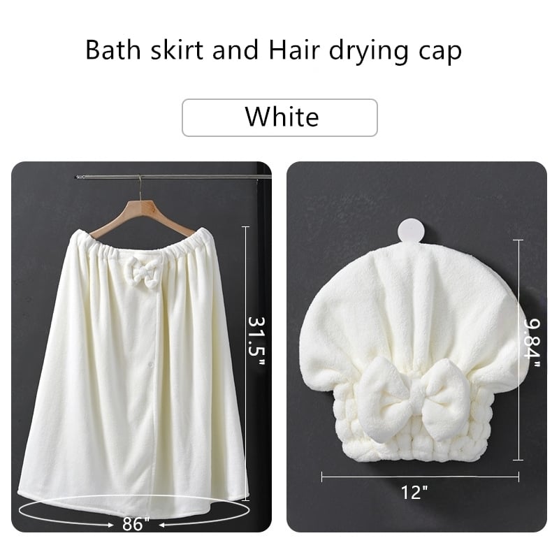 🎁TikTok Last Day Sale - 70% OFF🔥Plus Size Adjustable Oversized Wrap Bathrobe Set