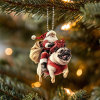 🎅Santa And Dog Hanging Ornament
