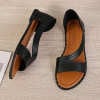 Big Sale💥- Fish-mouth Rivet Open Toe Flat Sandals