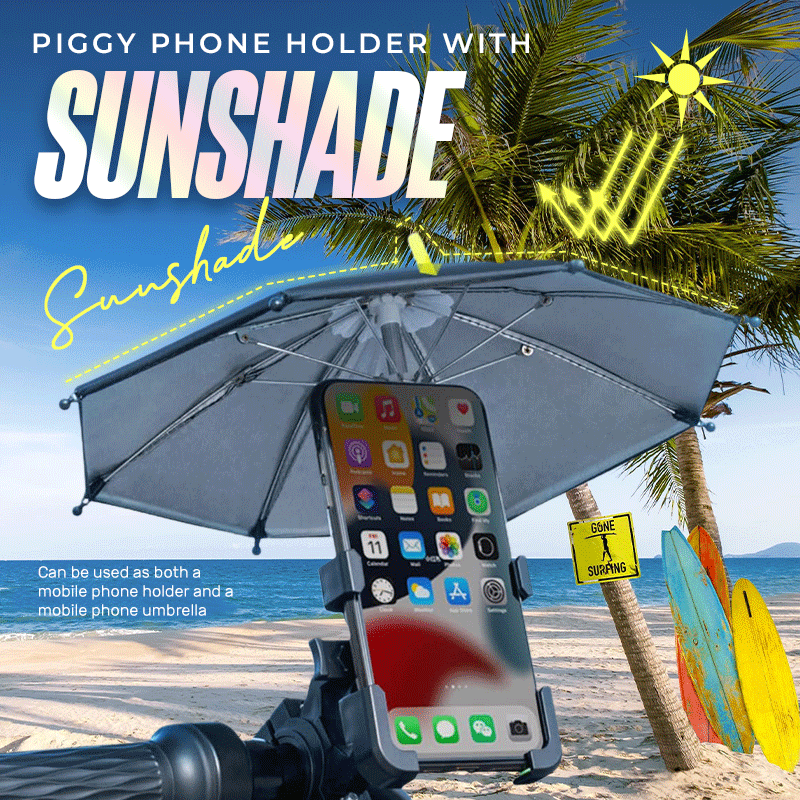 Cell phone holder with sun block umbrella-BUY 2 FREE SHIPPING