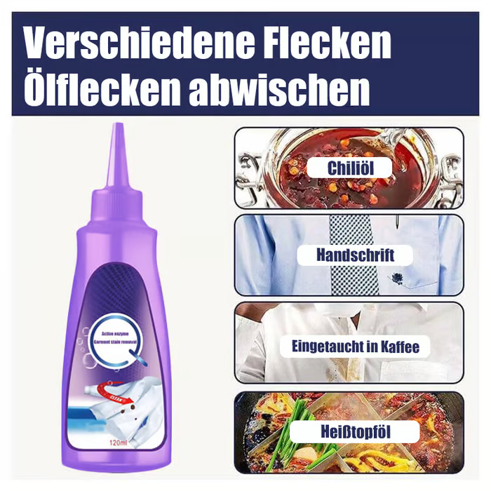 🔥LETZTER TAG 50 % RABATT- 😍Aktiver Enzym-Wäschefleckenentferner