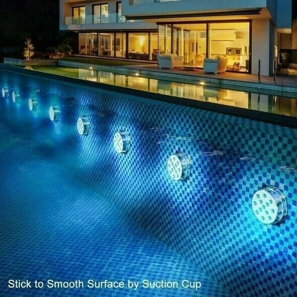 💥LAST DAY SALE 50% OFF💥Submersible LED Pool Lights⚡BUY 10 GET 10 FREE