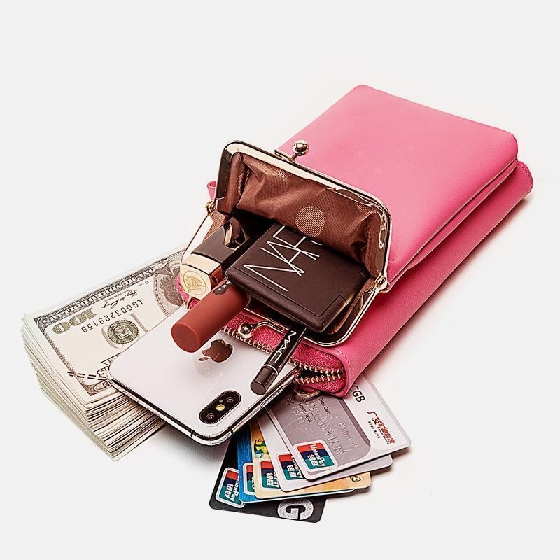 (🎅EARLY XMAS SALE - 50% OFF) Women Phone Bag Solid Crossbody Bag, Buy 2 Free Shipping